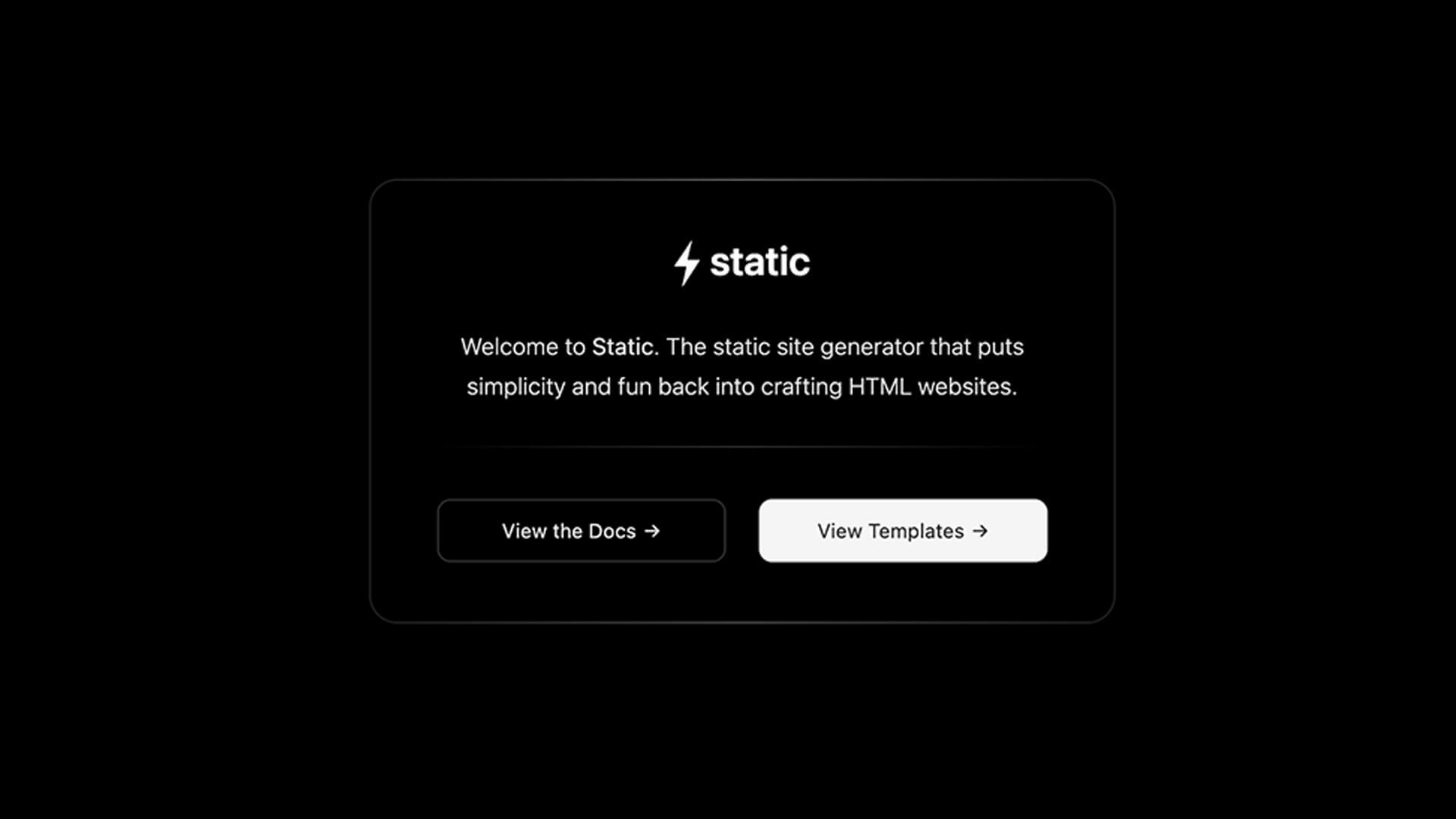 Static Starter Template Cover Photo
