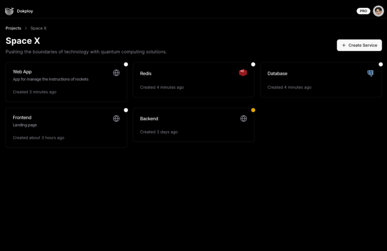 Dokploy Screenshot