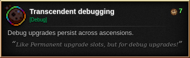 Transcendent debugging