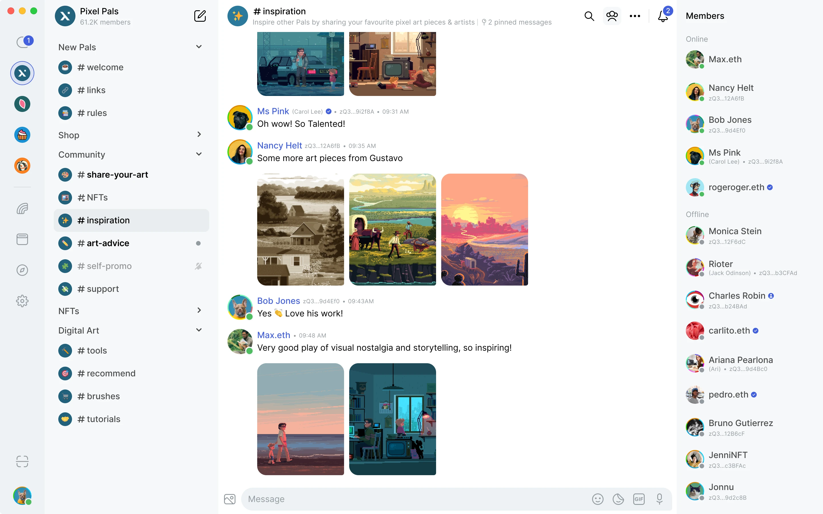 Status Desktop Screenshot