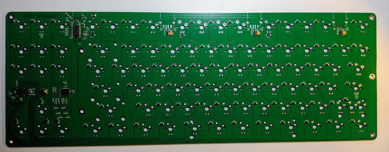 Populated Circit Board - Bottom Side