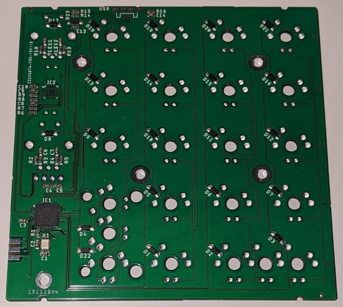 Populated Circit Board - Bottom Side