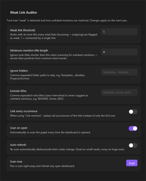 Orphans tab
