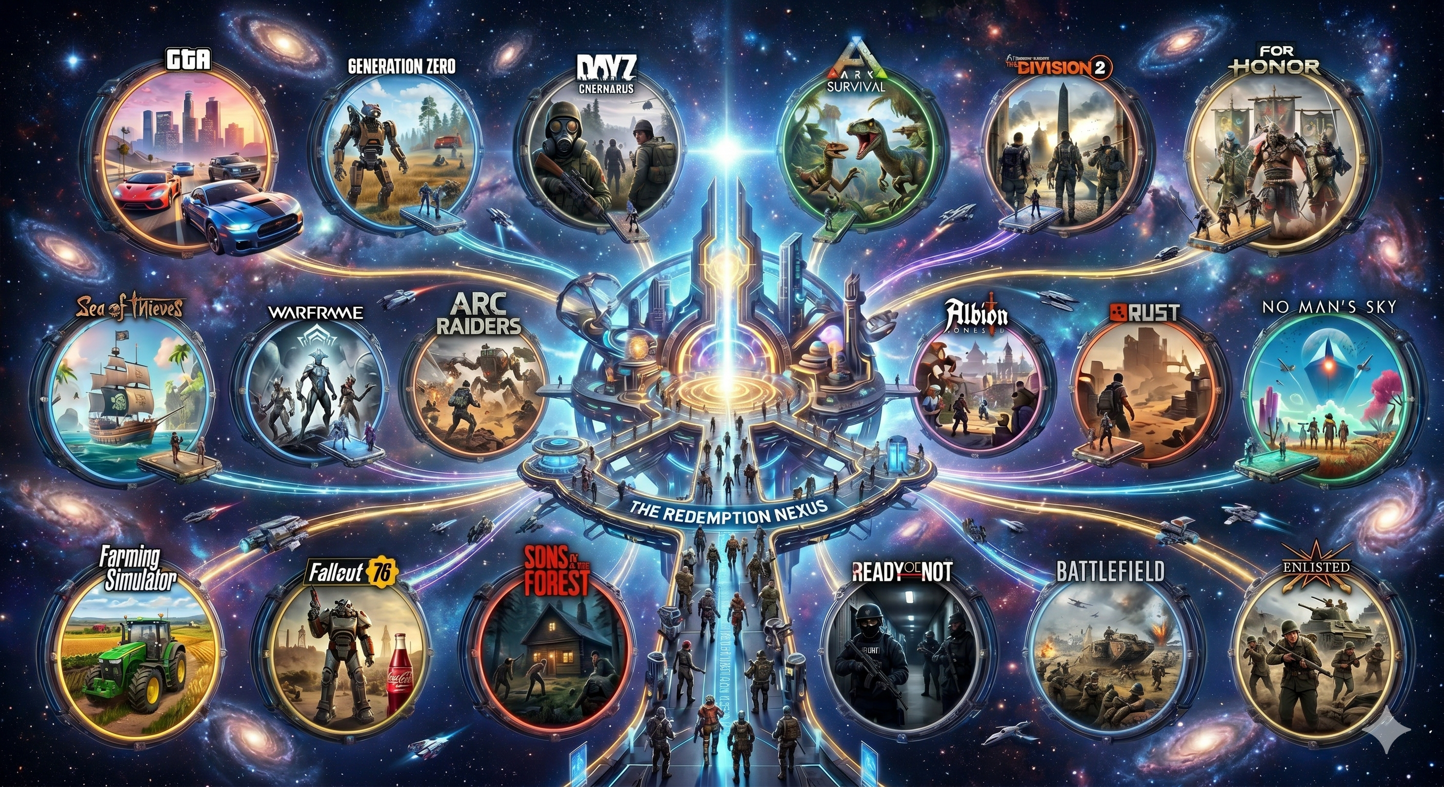 The Redemption Nexus Multiverse Map