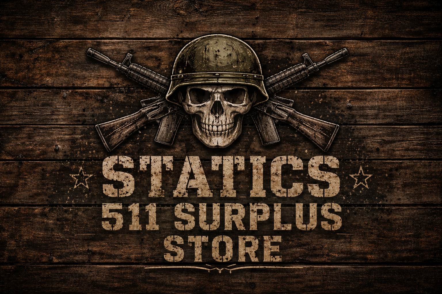 Statics 511 Surplus Store Banner