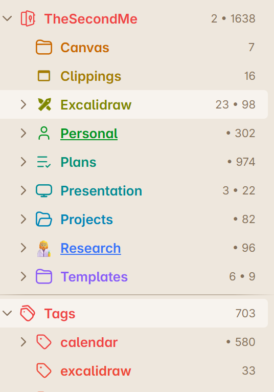 Notebook Navigator Rainbow