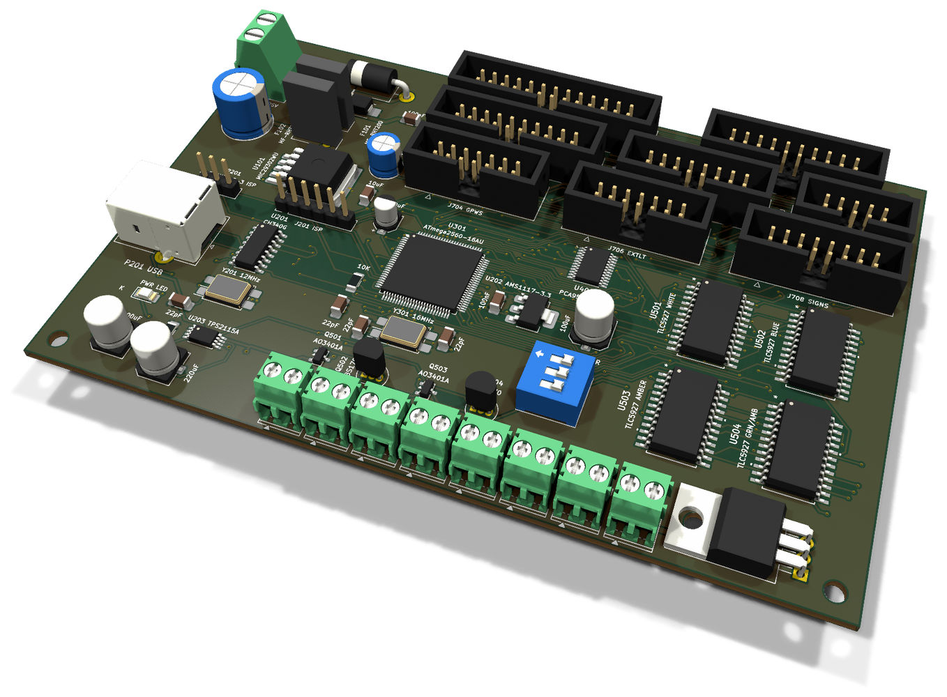 OVHD Mainboard, from the project README
