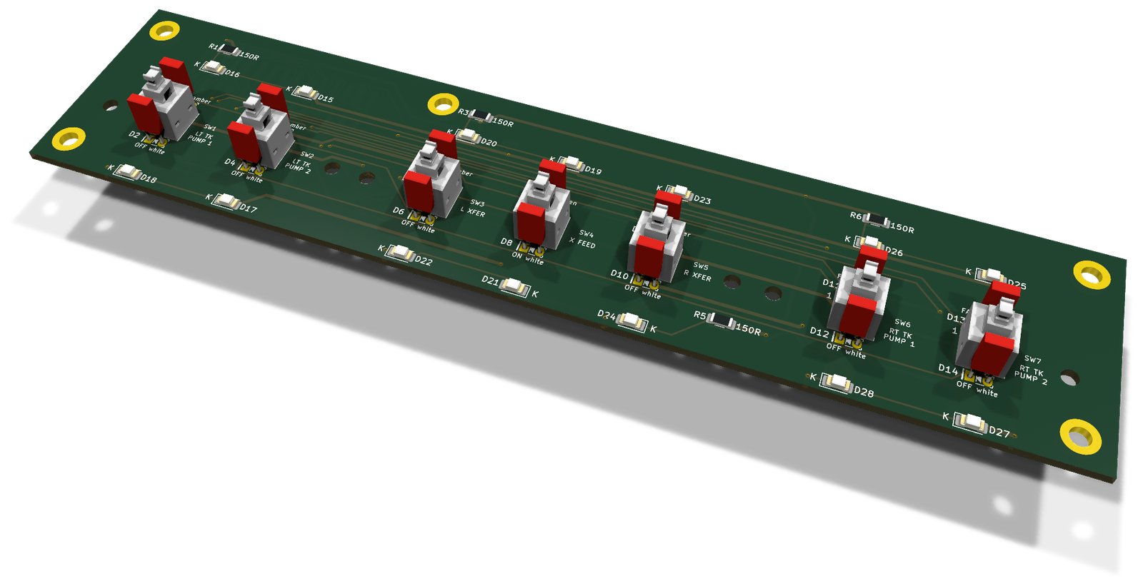 FUEL section board, from the project README