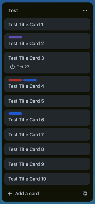 Trello Cards