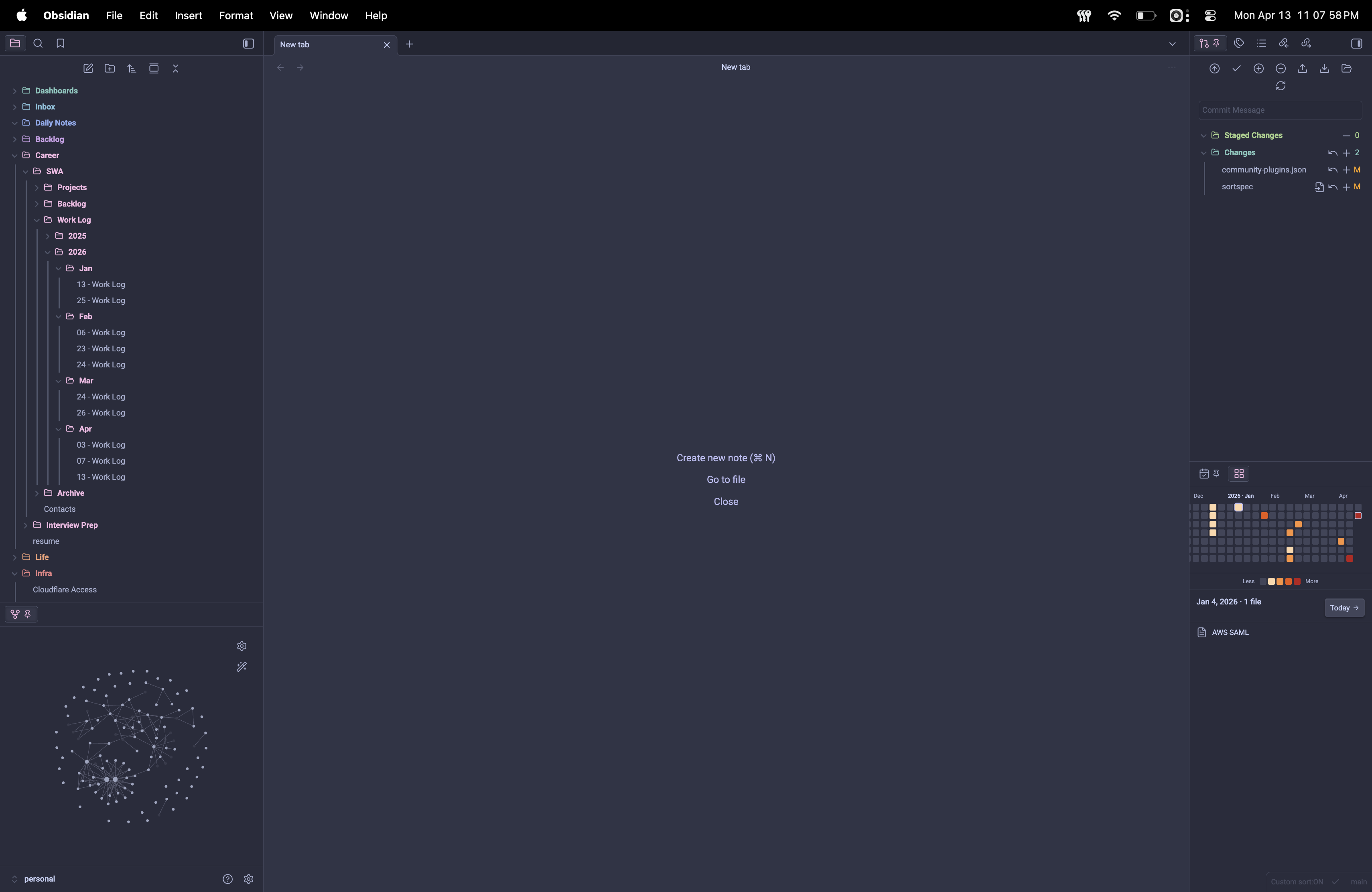 Heat palette, dark theme