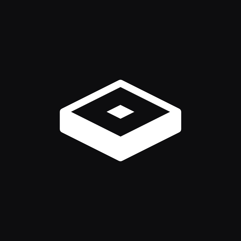 slab logo — an isometric slab with a carved layout aperture