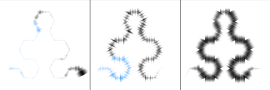 screenshot of Sierpinski arrowhead waveform effect