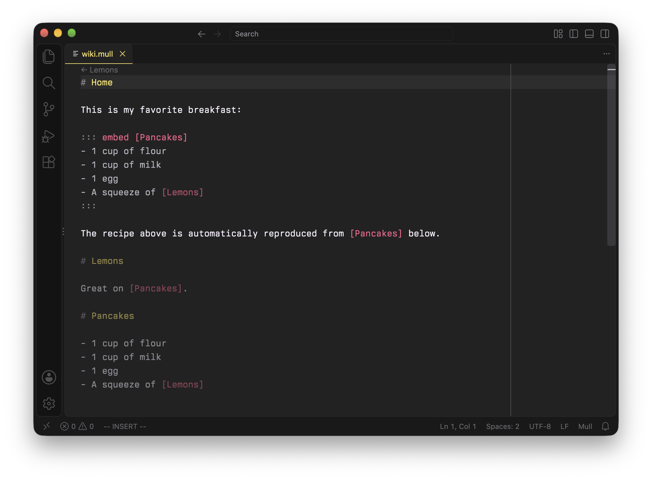 An embed block.