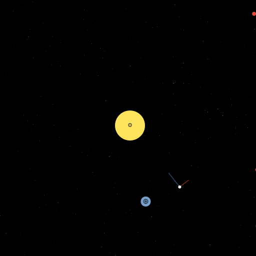 You are a tiny capsule stuck in the vastness of space.