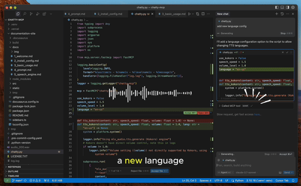 Chatty MCP Demo