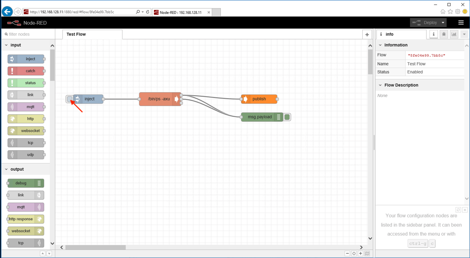 Node Red Test 1