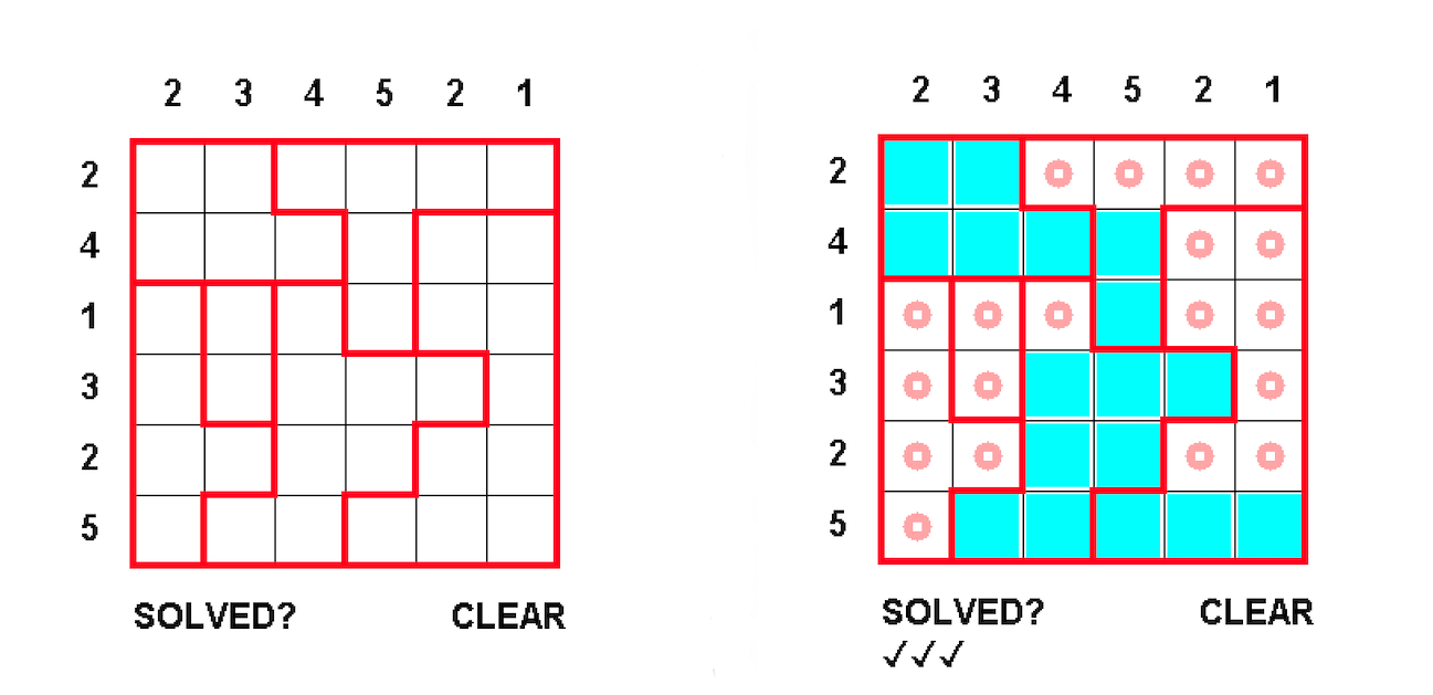 Example Puzzles and Solutions