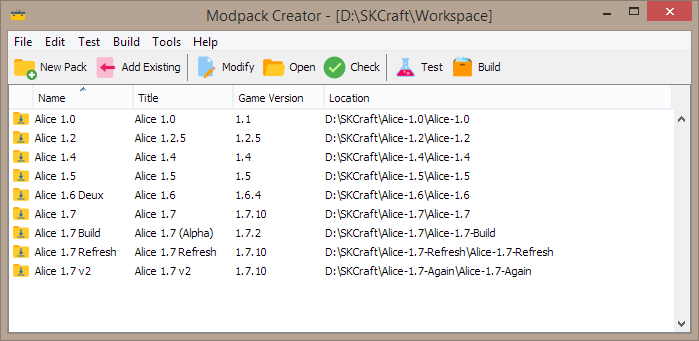 Modpack Creator