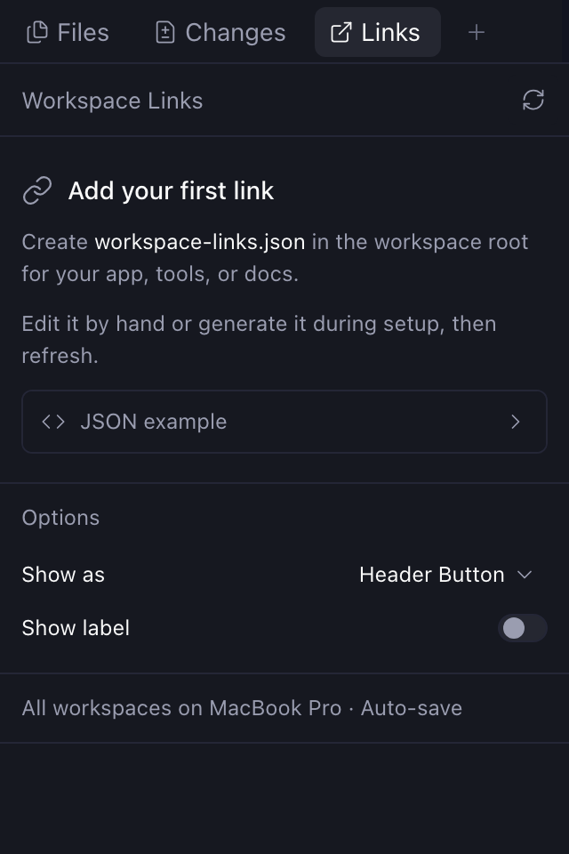Workspace Links 截图 2