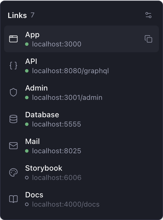 Workspace Links 截图 1