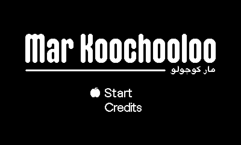 Mar Koochooloo title screen