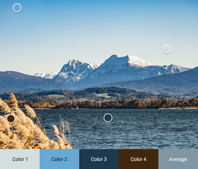 Schematic diagram of color acquisition