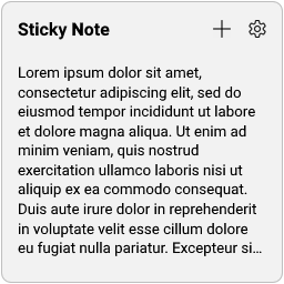 StickyNotes Demo