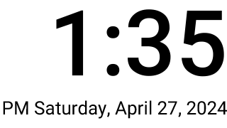 DigitalClock Demo