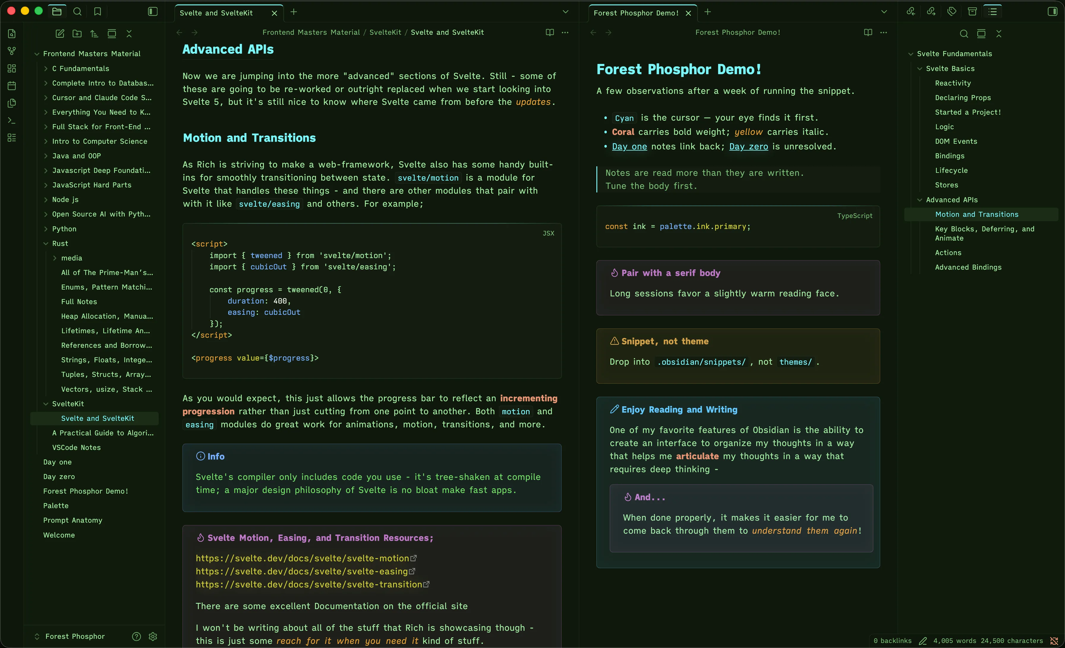 Forest Phosphor screenshot