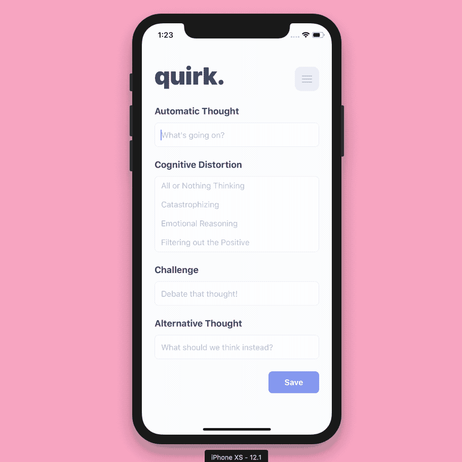 quirk screenshot