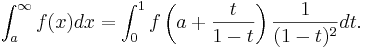 semi-infinite integral