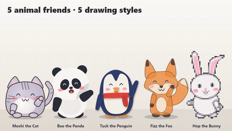 5 animal mascots