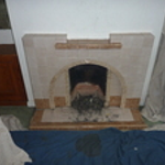 Remove 1950s style fireplace