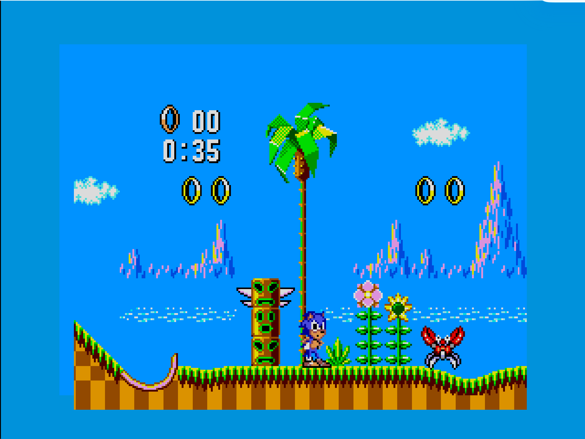Sonic the Hedgehog on the Spectrum Next