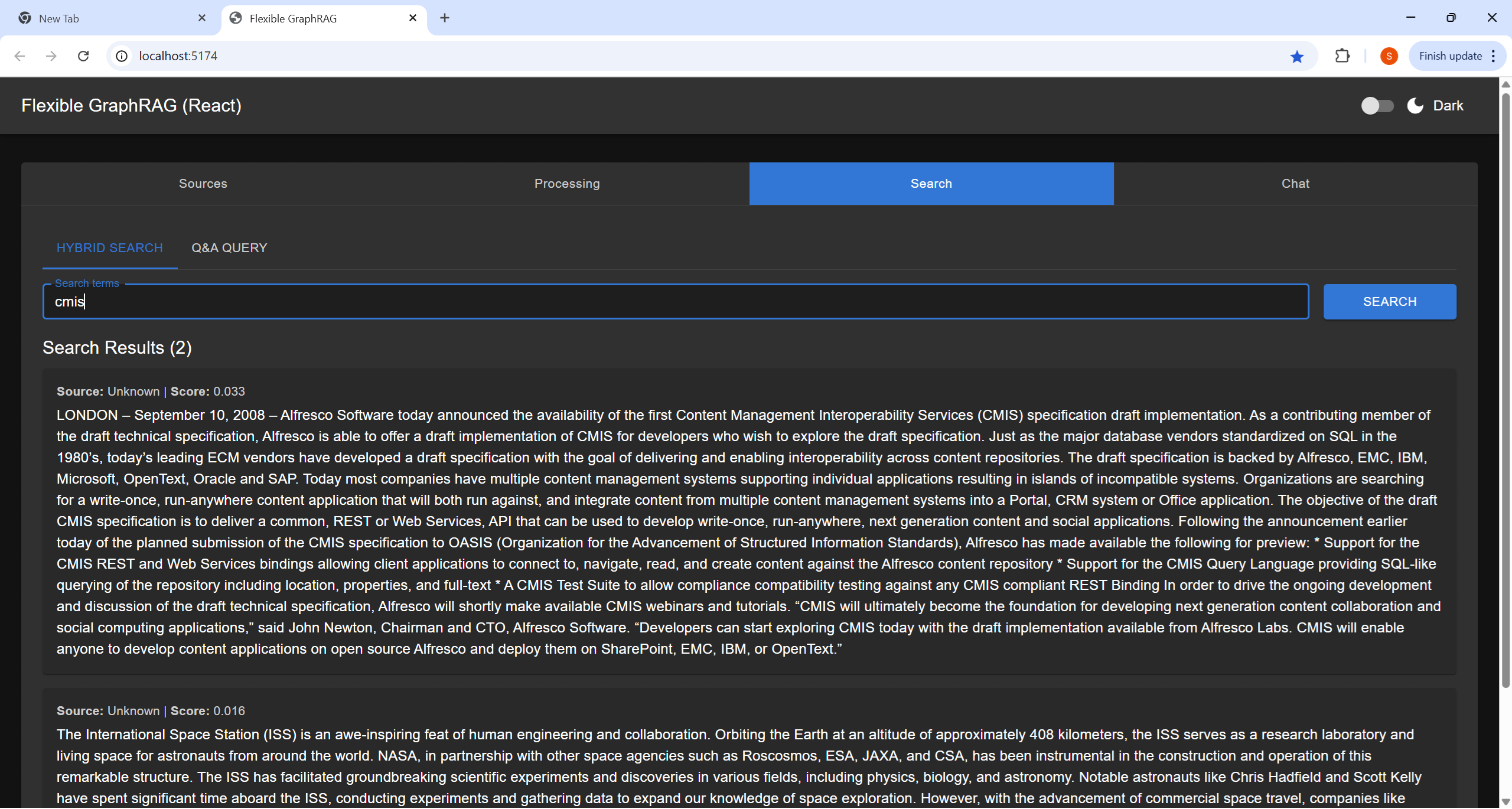 React Search