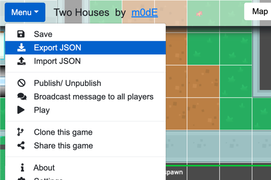 How to get game json in game's sandbox
