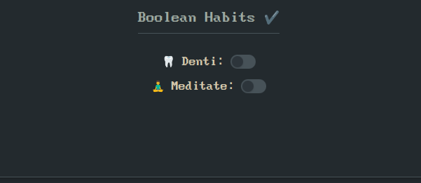 Boolean Switch