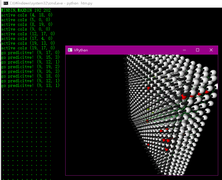 program demo. You can observe it from various angels, with mouse drag