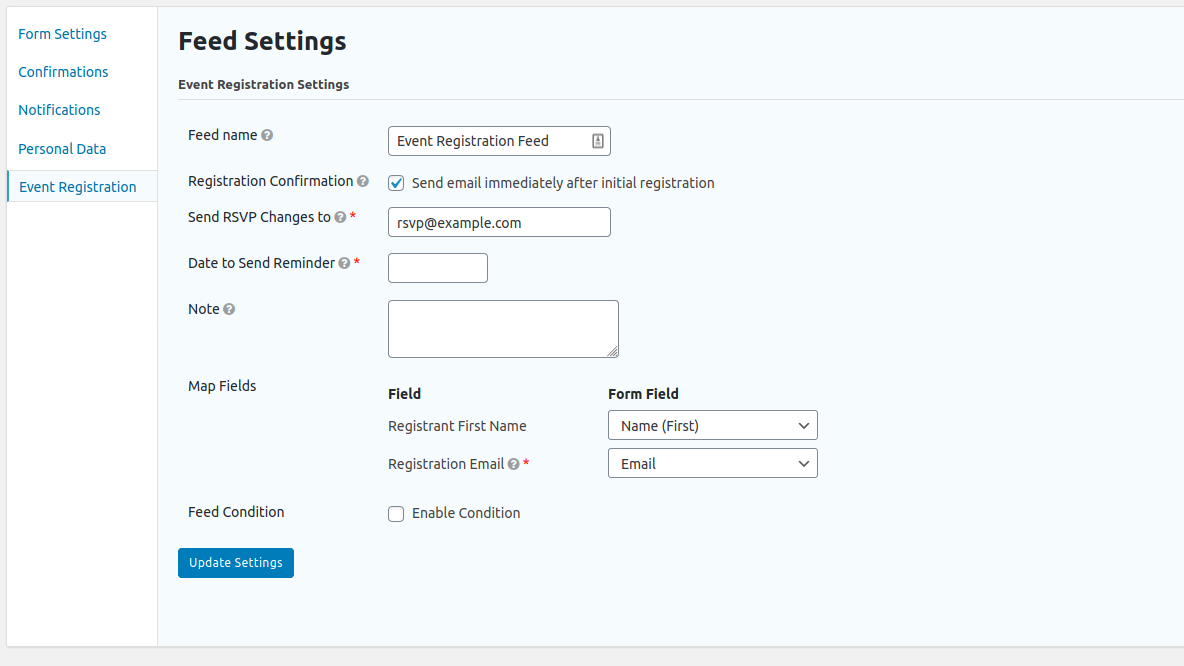 admin screenshot