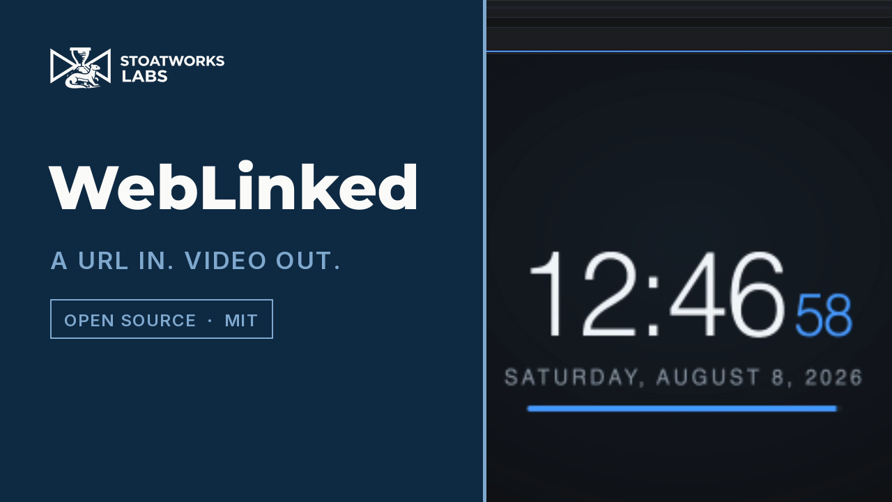 Watch it running — 75 seconds
