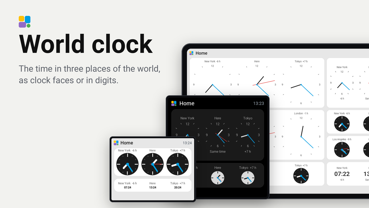 World clock plugin preview