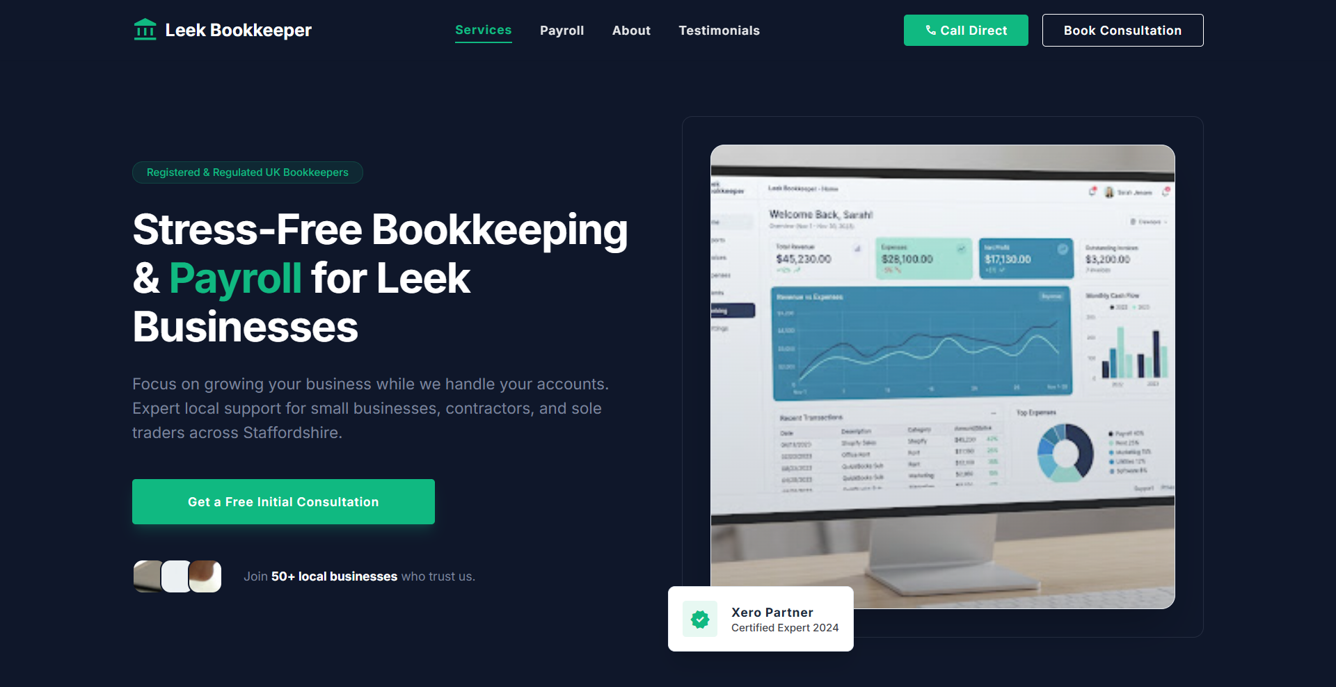 Bookkeeping Mockup