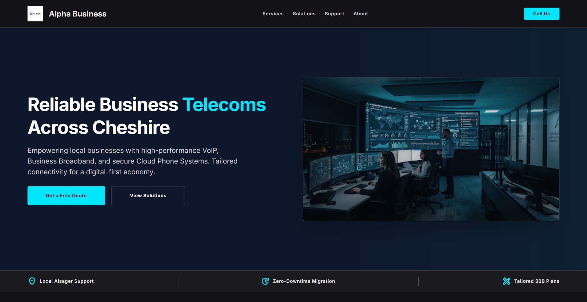 Telecoms Mockup