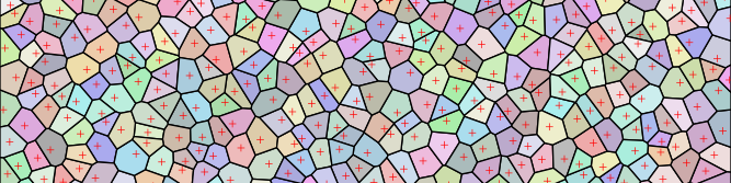 Voronoi diagram of 2,3-Halton