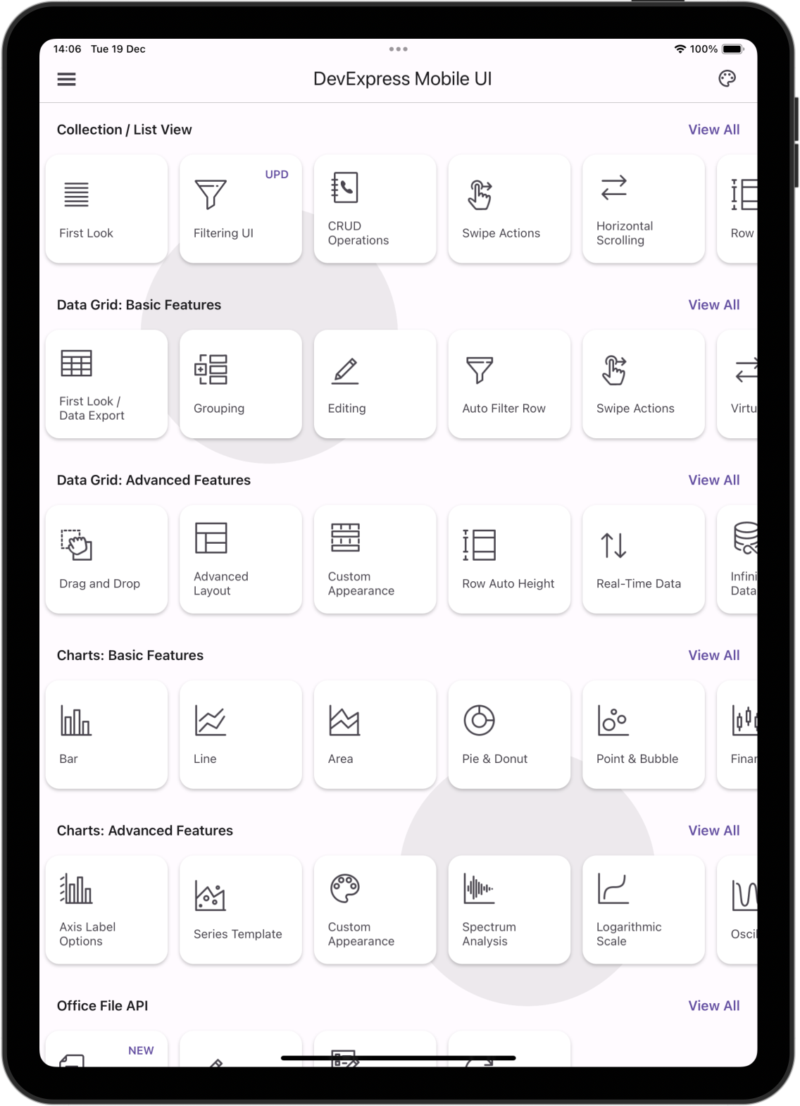DevExpress Mobile UI for .NET MAUI
