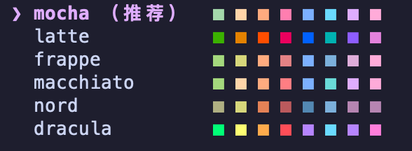 支持的主题