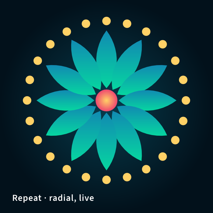 Radial Repeat mandala