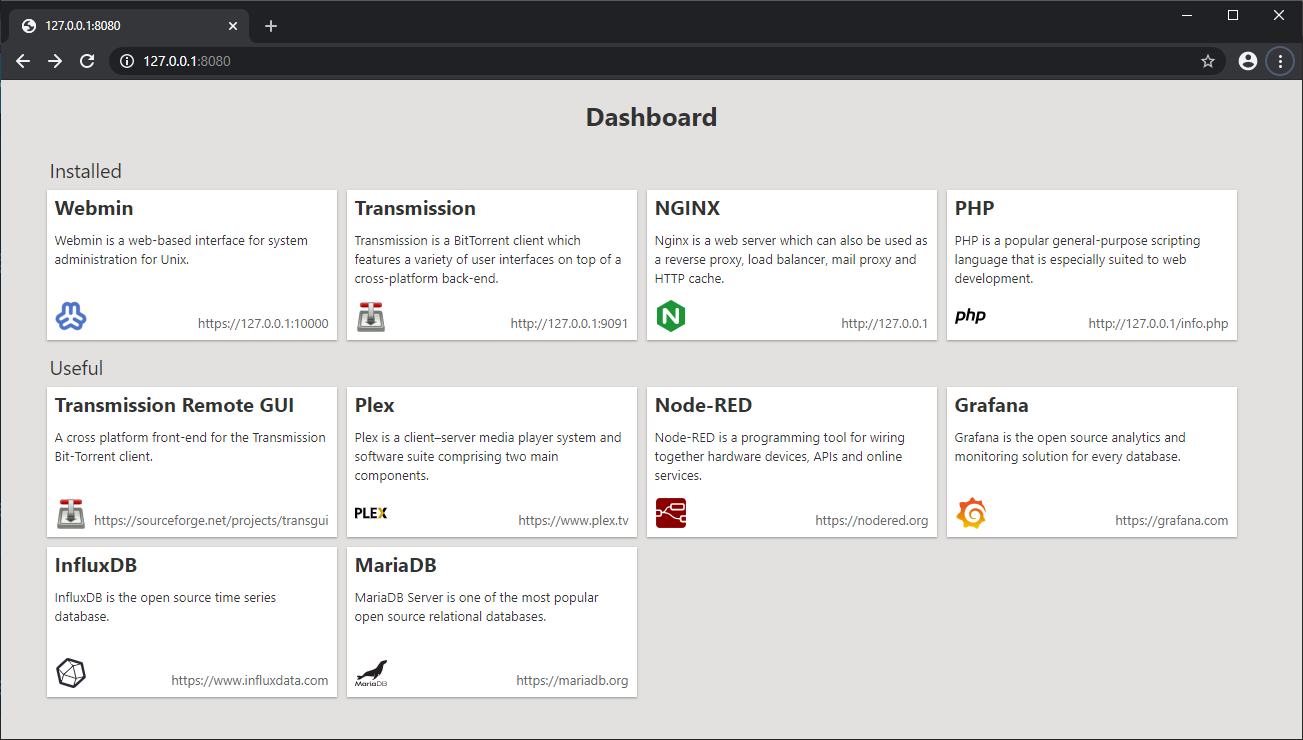GitHub - strange-v/links-dashboard: JSON driven dashboard with links