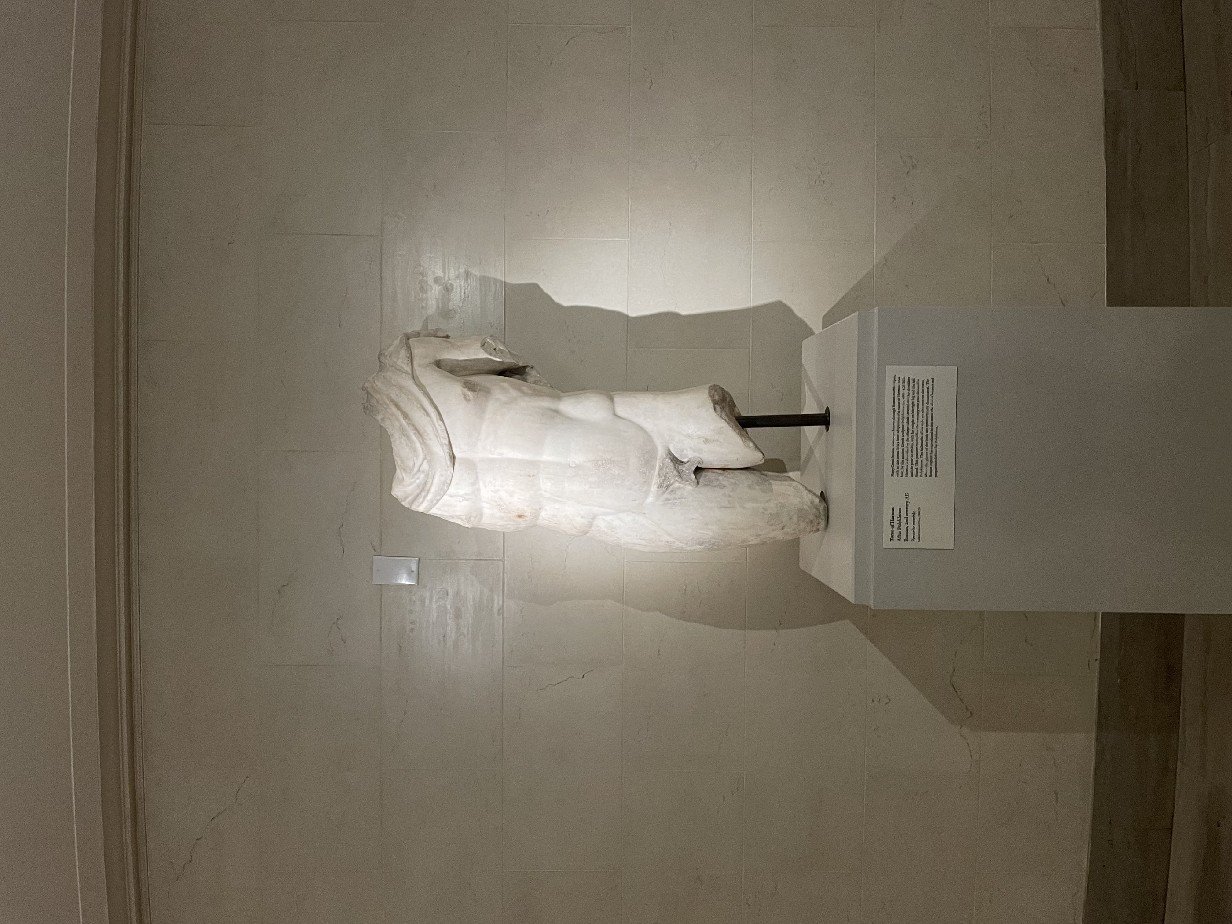 Torso of Hermes by After Polykleitos (2nd century AD (Roman))