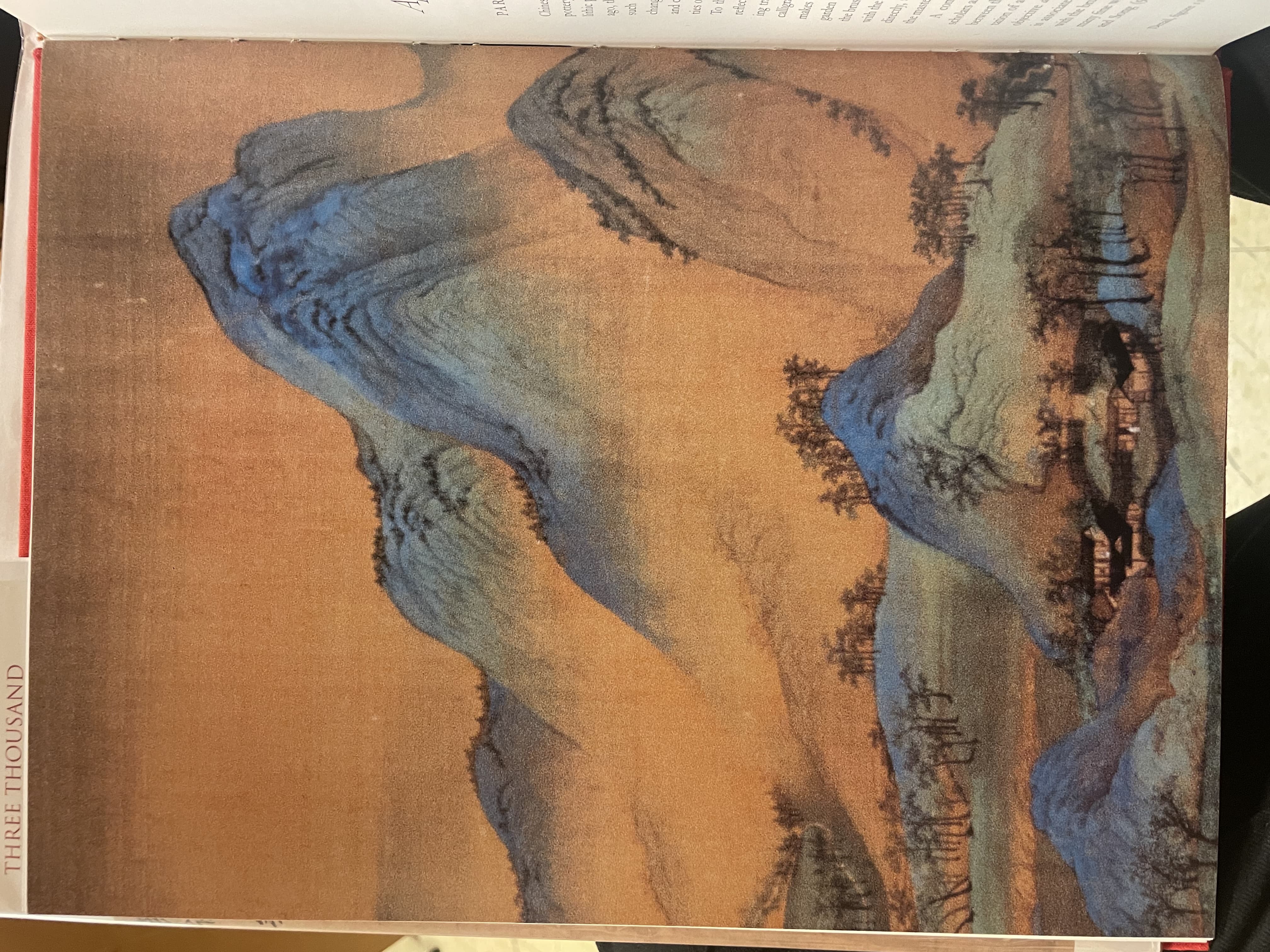 A Thousand Li of Rivers and Mountains by Wang Ximeng (1113)